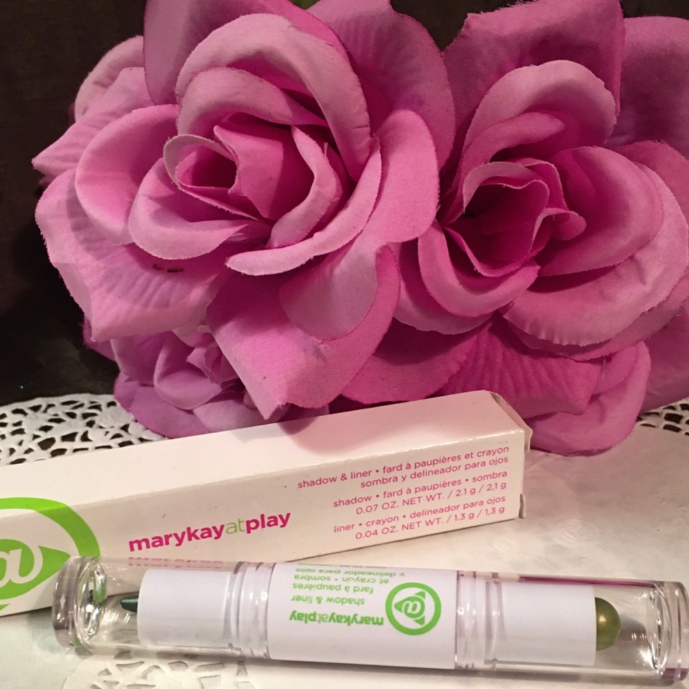 🔥Last one🔥 New Green Mint Shadow Liner Combo Mary Kay at Play Rare Discontinued